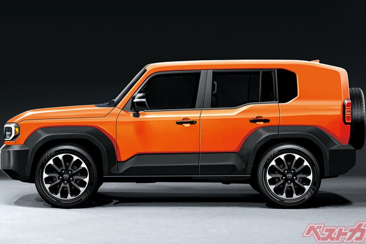mini land cruiser lateral Autos Rodando Toyota Mini Land Cruiser render lateral