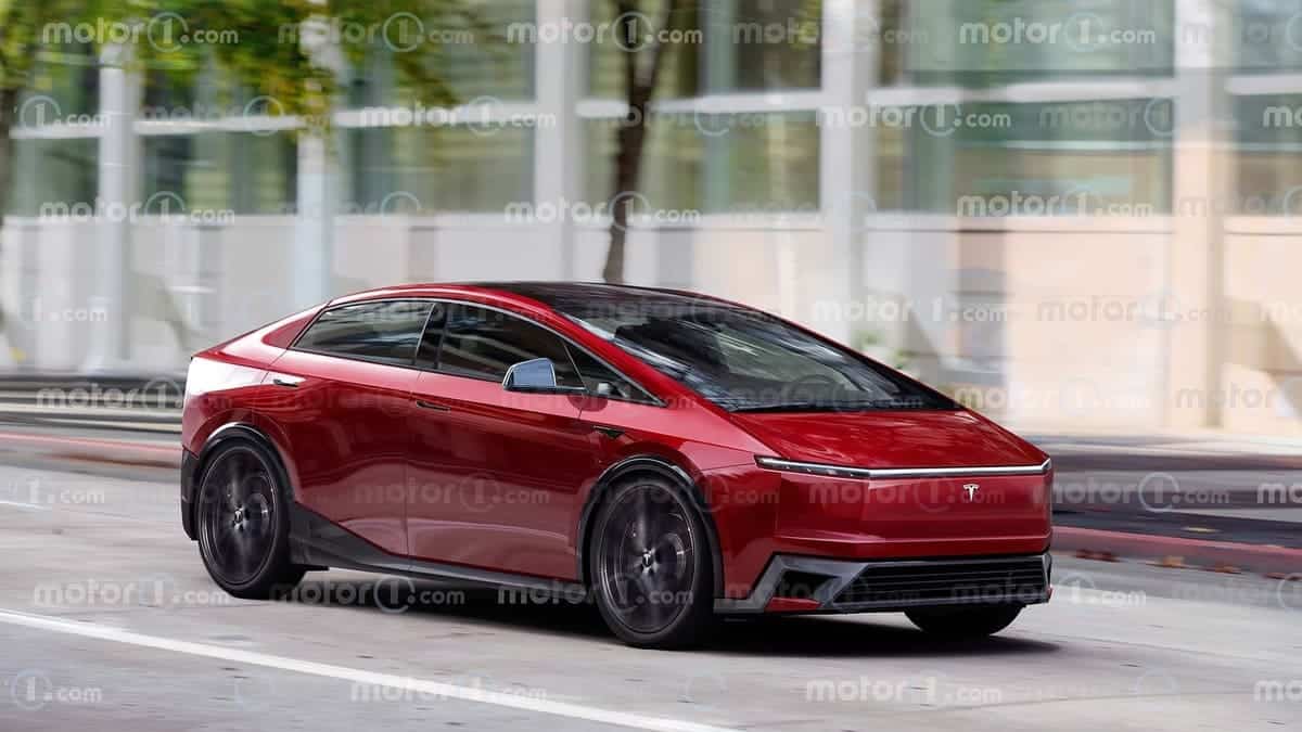 tesla model 2 il render de motor1com_01 Autos Rodando Tesla Model motor