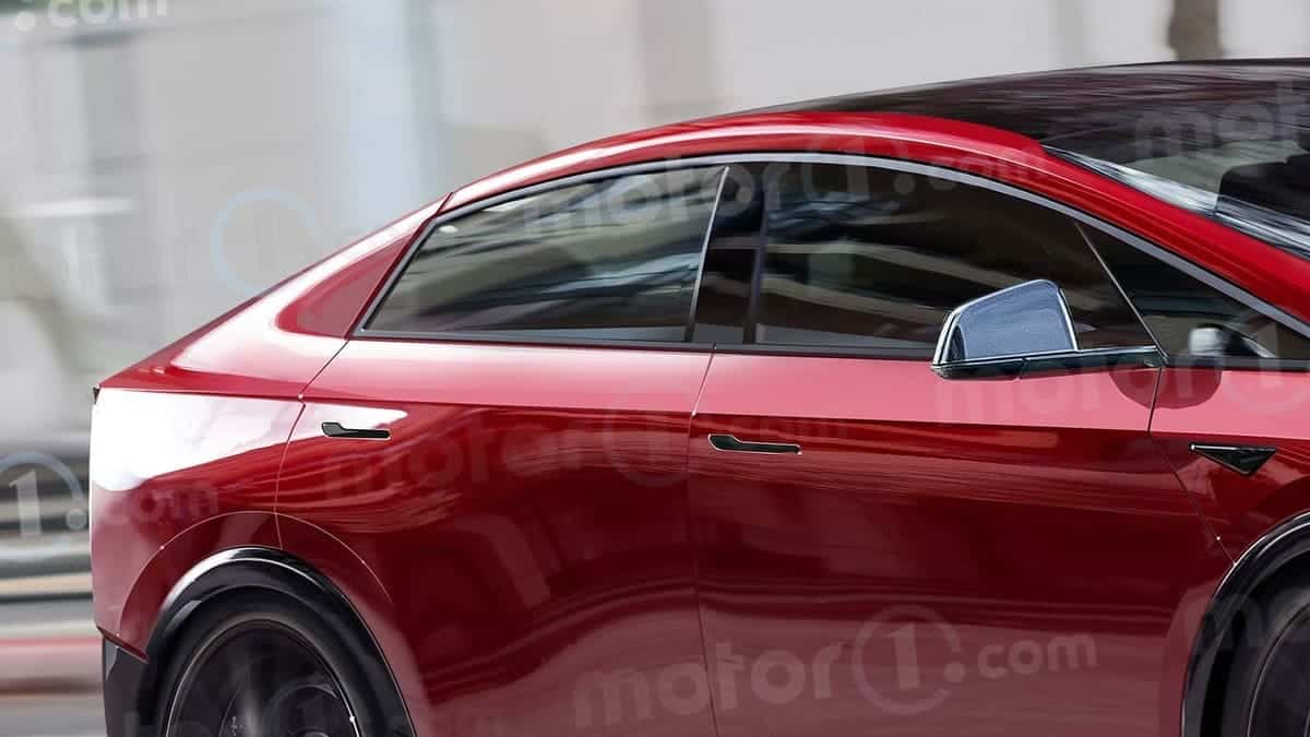 tesla model 2 il render de motor1com_03 Autos Rodando Tesla Model arriba