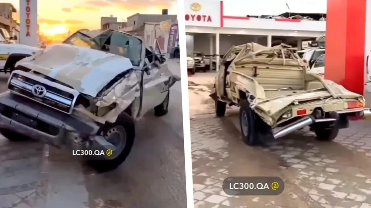 toyota land cruiser accidentt Autos Rodando Toyota Land Cruiser rueda a pesar de accidente