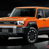Toyota Mini Land Cruiser render frente o Toyota Land Cruiser FJ 2025
