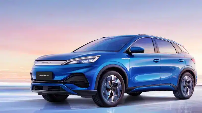 yuan plus Autos Rodando Byd Yuan Plus