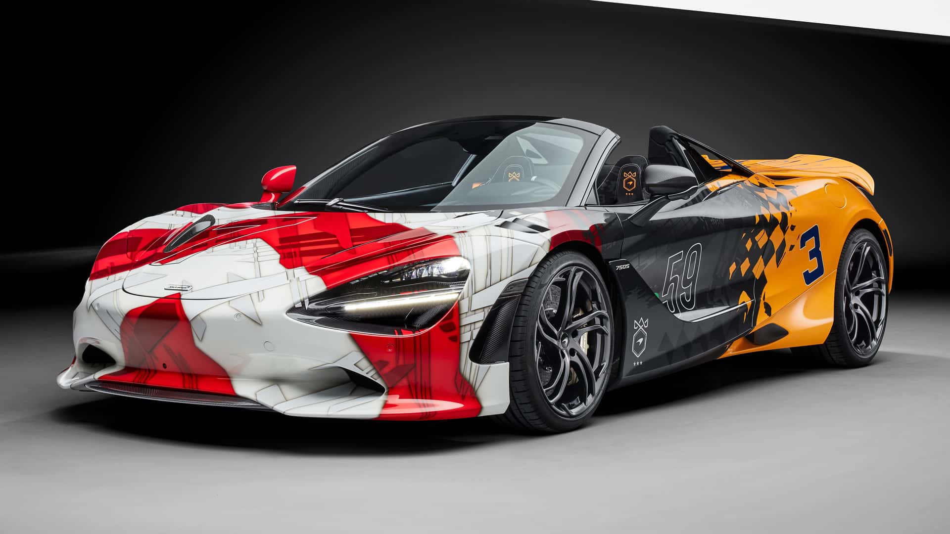 McLaren 750S 3-7-59: Un Tributo a la Grandeza del Asfalto 1 McLaren 750S 3-7-59 frente