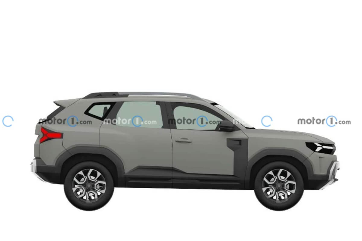 duster 2024 design patents 02 Autos Rodando Duster Patente lateral