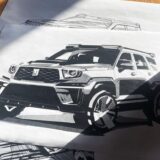 Great Wall Tank 700 Hi4-T boceto