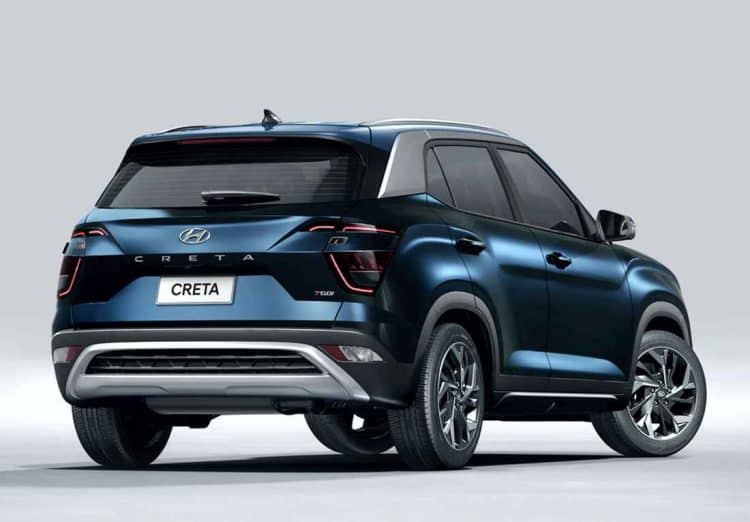 hyundai creta 2024 04 Autos Rodando Hyundai Creta por detras