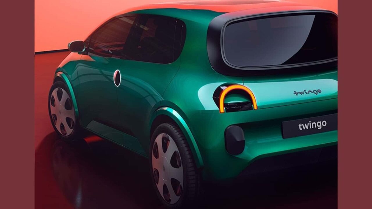 Renault Twingo 2026 por detras