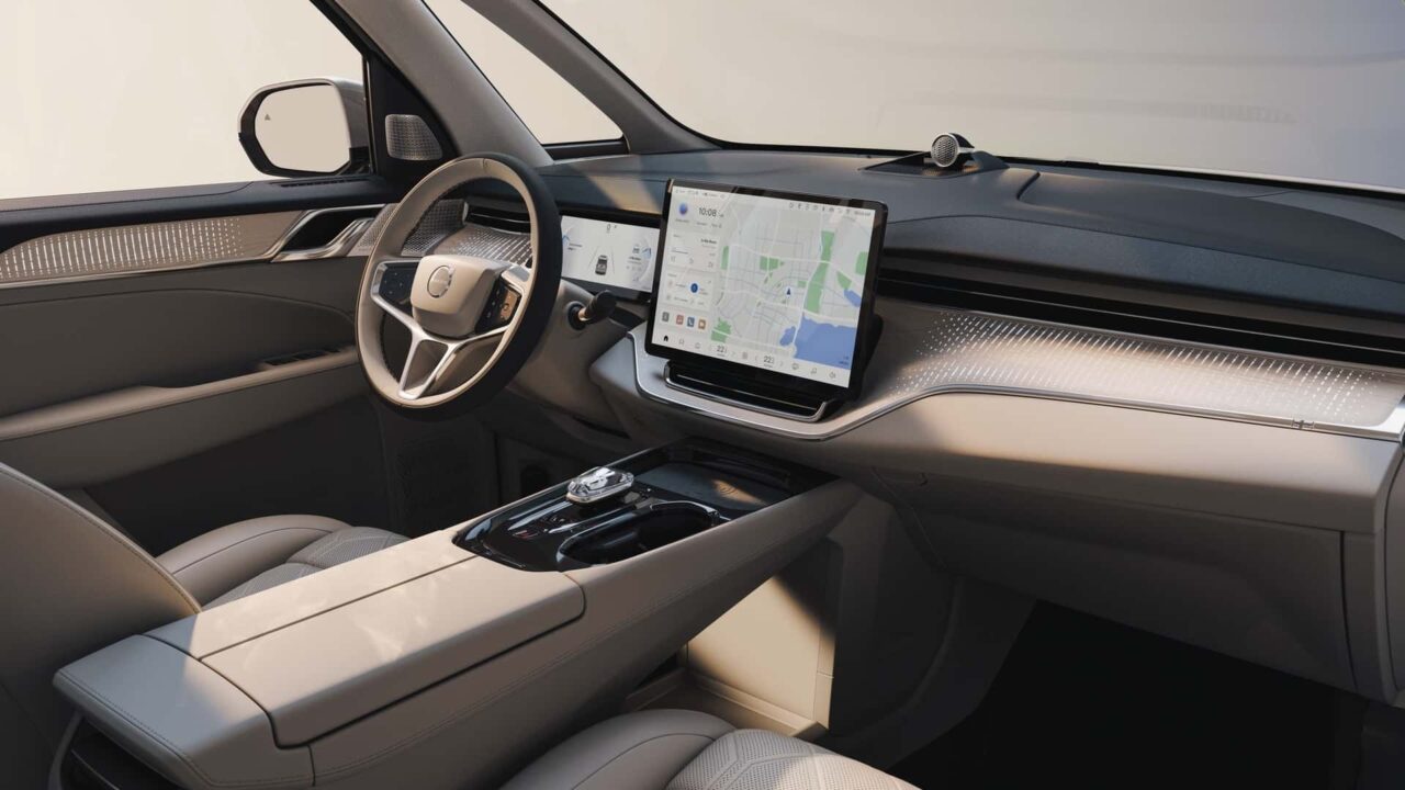 volvo em90 2024 Autos Rodando Volvo EM tablero