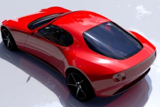 Mazda SP concept por detrás