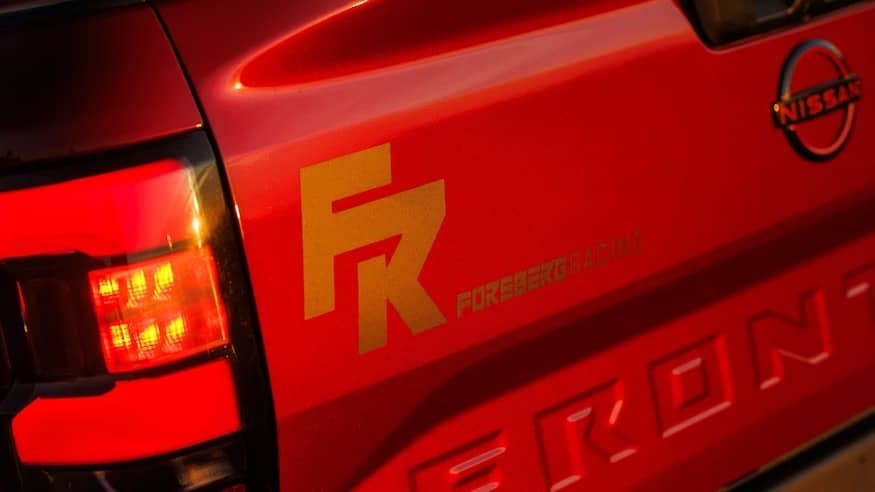 Nissan Frontier Forsberg Edition logo FR