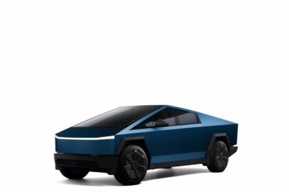 Tesla Cybertruck Azul