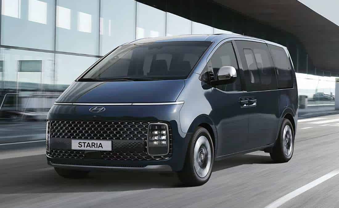 Conoce el Hyundai Staria Híbrido 2024: Sostenibilidad a Otro Nivel 1 Hyundai Staria Híbrido 2024 frente