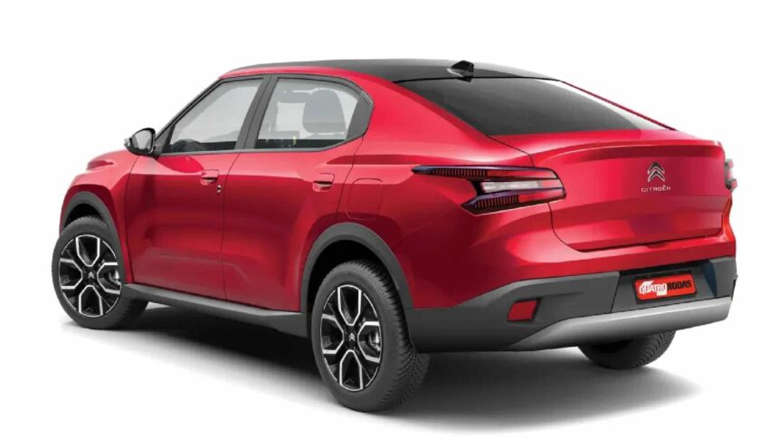 Citroën C3X por detrás