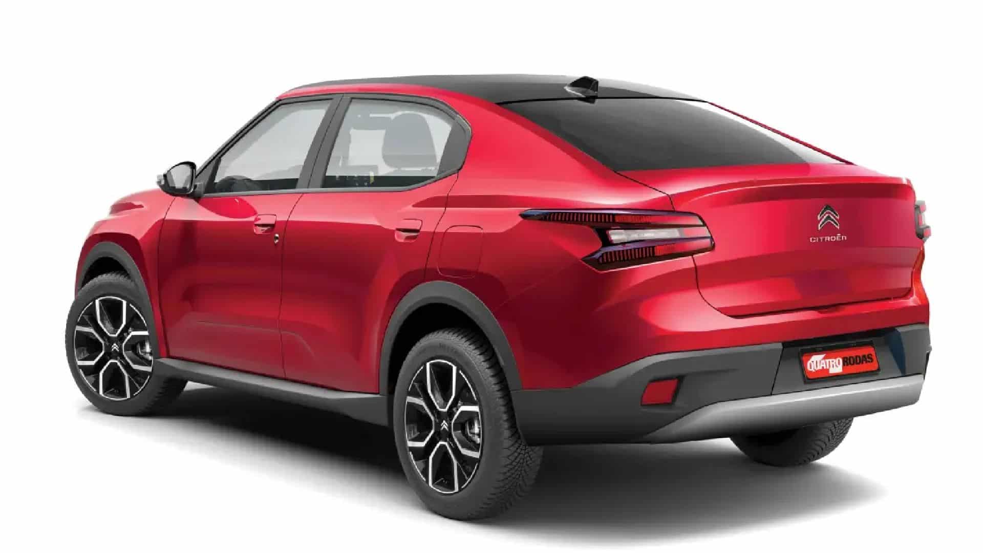 Citroën C3X por detrás