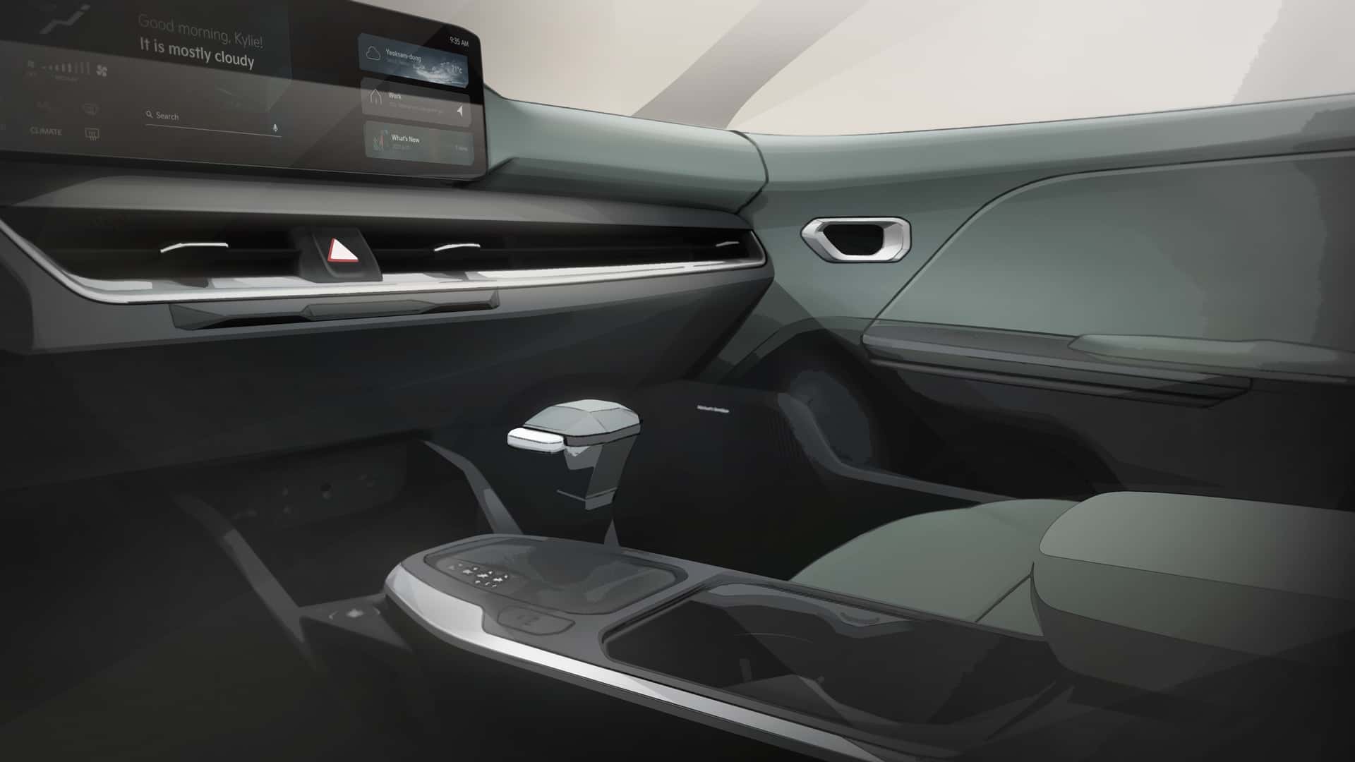 Kia K4 2025 interior render