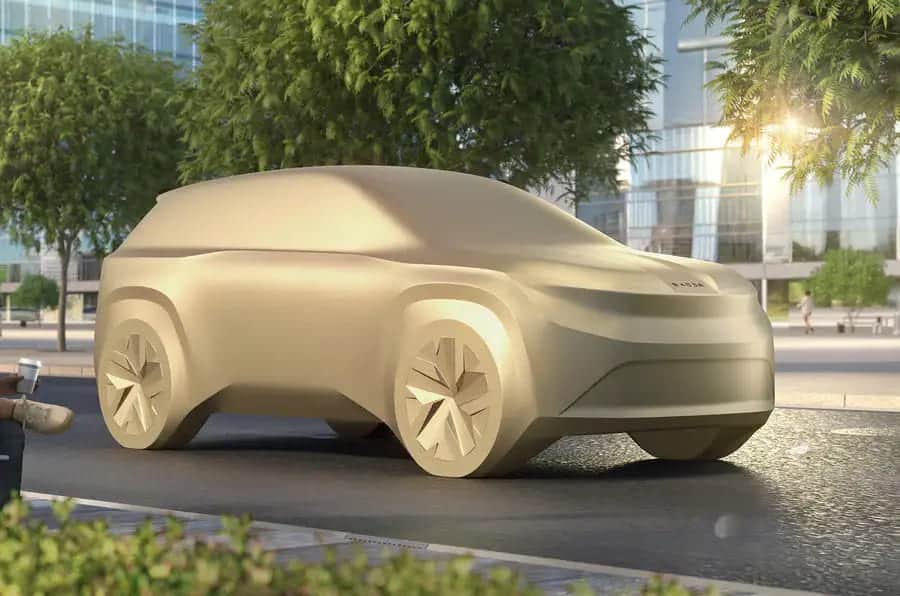 Skoda Presentará el viernes : Un SUV Eléctrico Pequeño 1 Skoda SUV eléctrico pequeño lateral