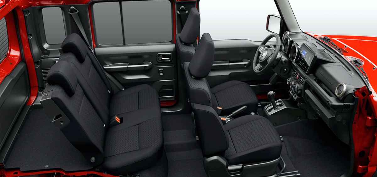 Suzuki Jimny 5 puertas interior