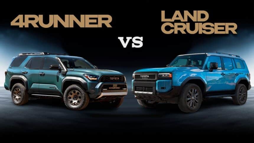 Comparativa Toyota 4Runner 2025 VS Toyota Prado 2025