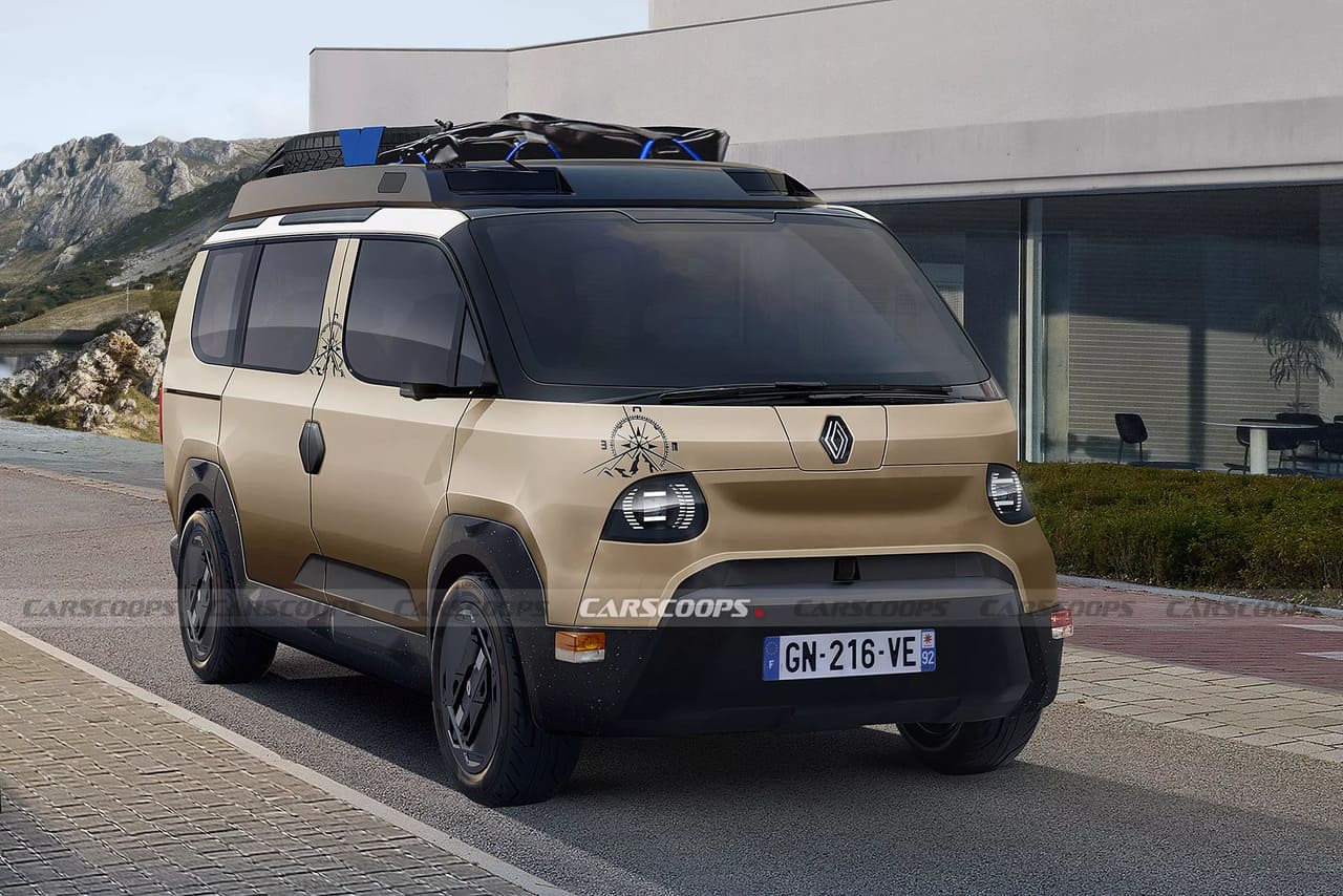 Renault Estafette EV beige