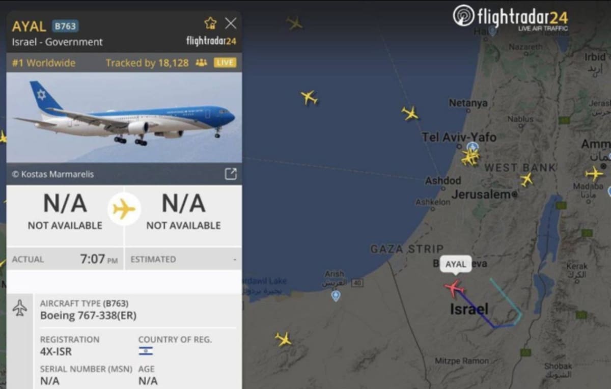 Avión del Juicio Final de Israel: Despego por Primera Vez en Estado de Alerta 1 Avión del Juicio Final de Israel