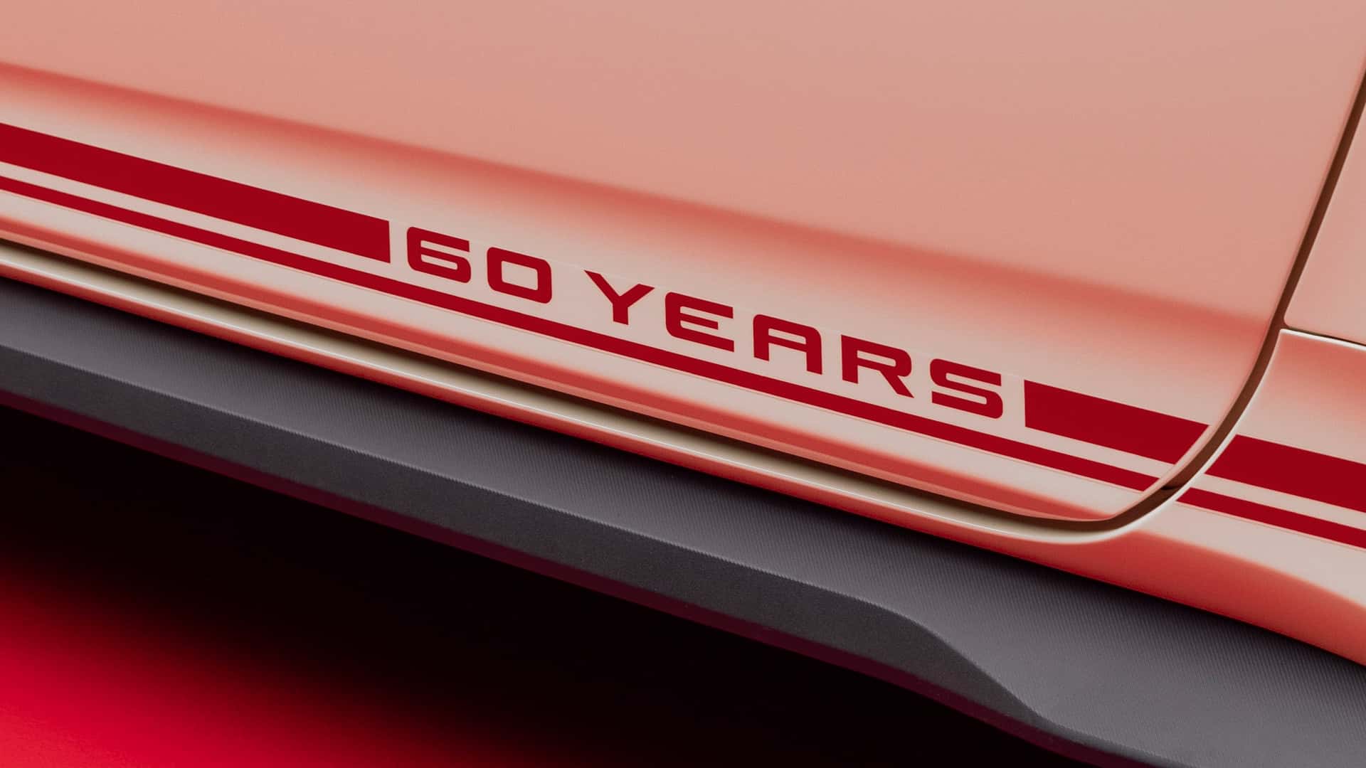 Ford Mustang 60 Aniversario Stiker