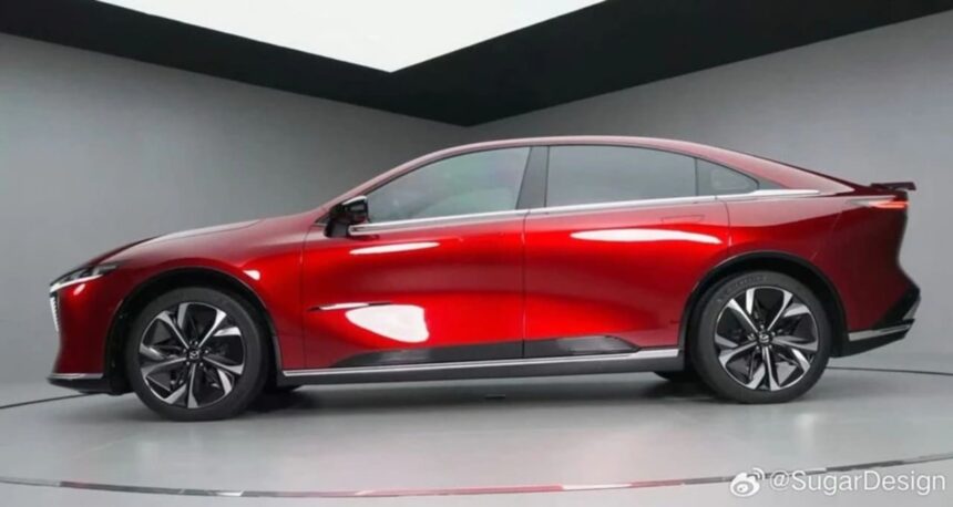Mazda EX-6 2025 vista lateral