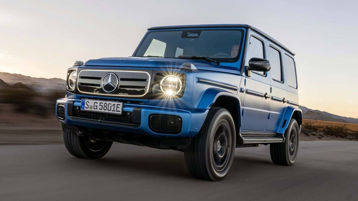 ¿Por qué nadie quiere el Mercedes Clase G eléctrico? El fracaso del G 580 EQ 6 Mercedes G580 en carretera