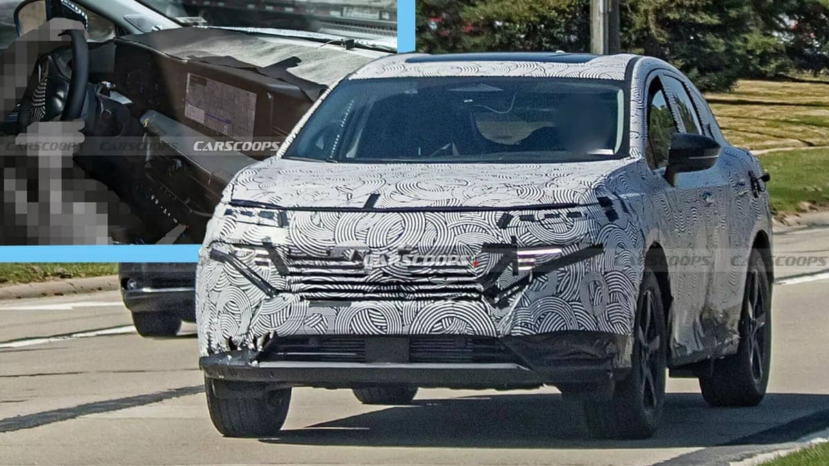 Nissan Murano 2025: Un Vistazo al Futuro con Inspiración del Ariya 4 Nissan Murano 2025 frente espia