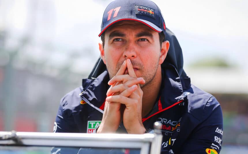 Checo Peres preocupado