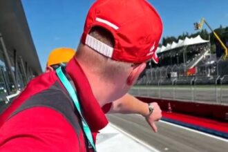 "El impactante gesto de Max Verstappen hacia un fan de Ferrari"