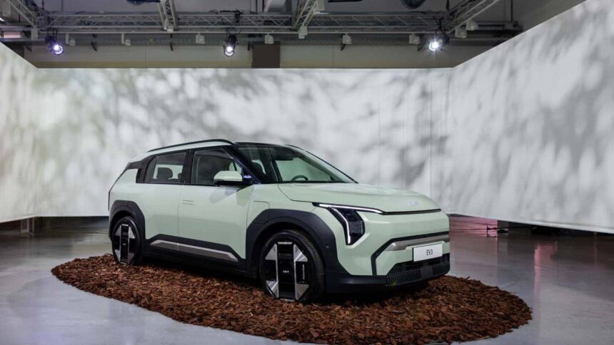 Kia EV3 2025 vista 3/4