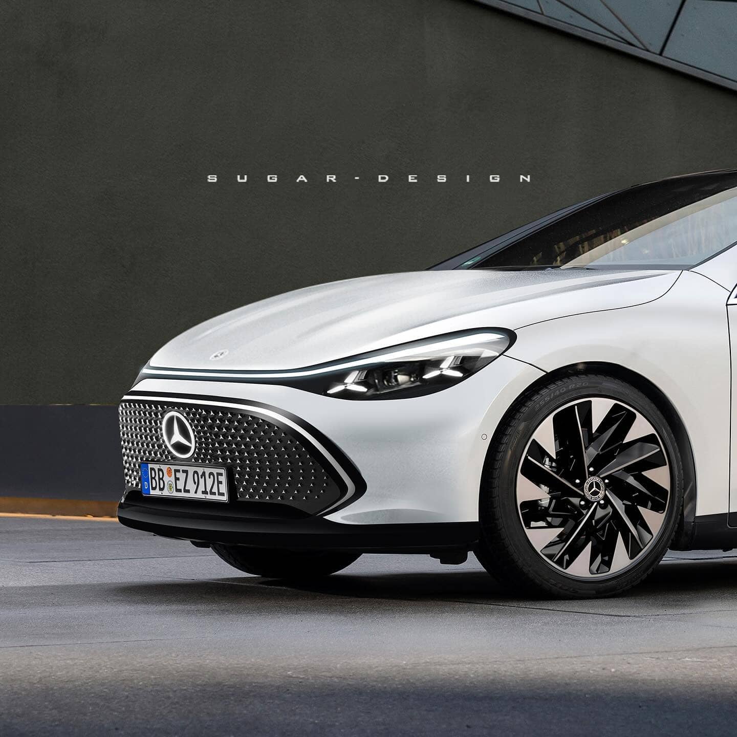 Mercedes-Benz Clase C EV 2026: Un Vistazo a Su Diseño 6 Mercedes Clase C EV 2026 render