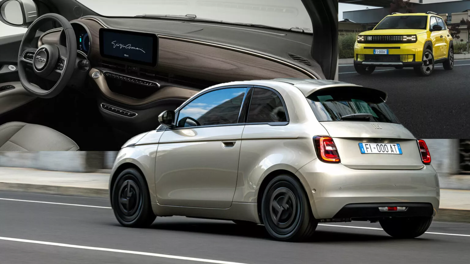 Stellantis Suspende la Producción del Fiat 500e: ¿Qué Hay Detrás de Esta Decisión? 1 Fiat 500e Giorgio Armani y Grande Panda