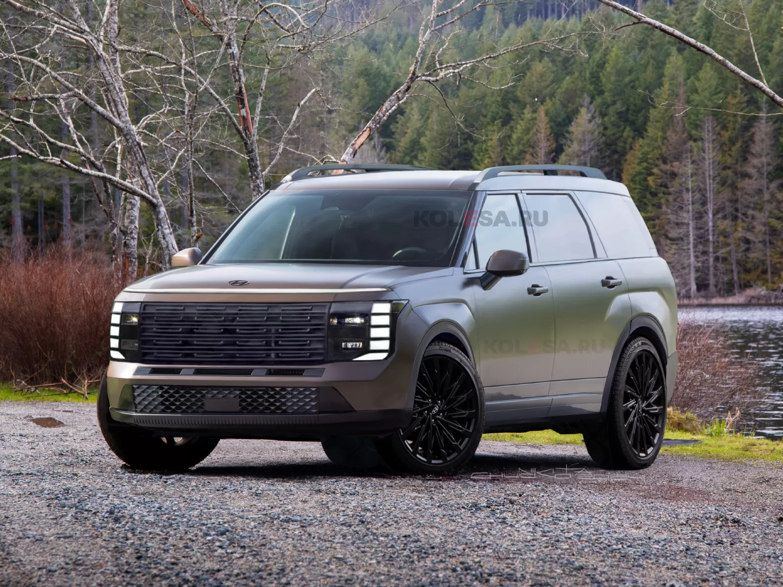 Hyundai Palisade de Próxima Generación: Nuevas Imágenes y Detalles Reveladores 1 Hyundai Pallisade render