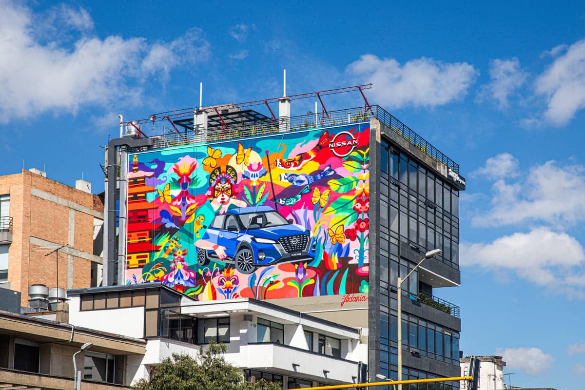 Nissan Busca Nuevo Embajador Mediante un Desafío Creativo 1 Mural Nissan