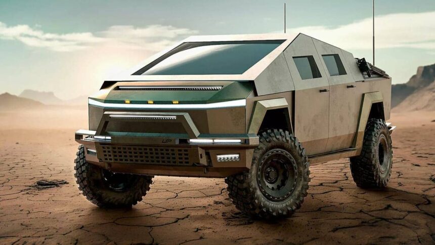 Archimedes Sting: Un Cybertruck Militarizado