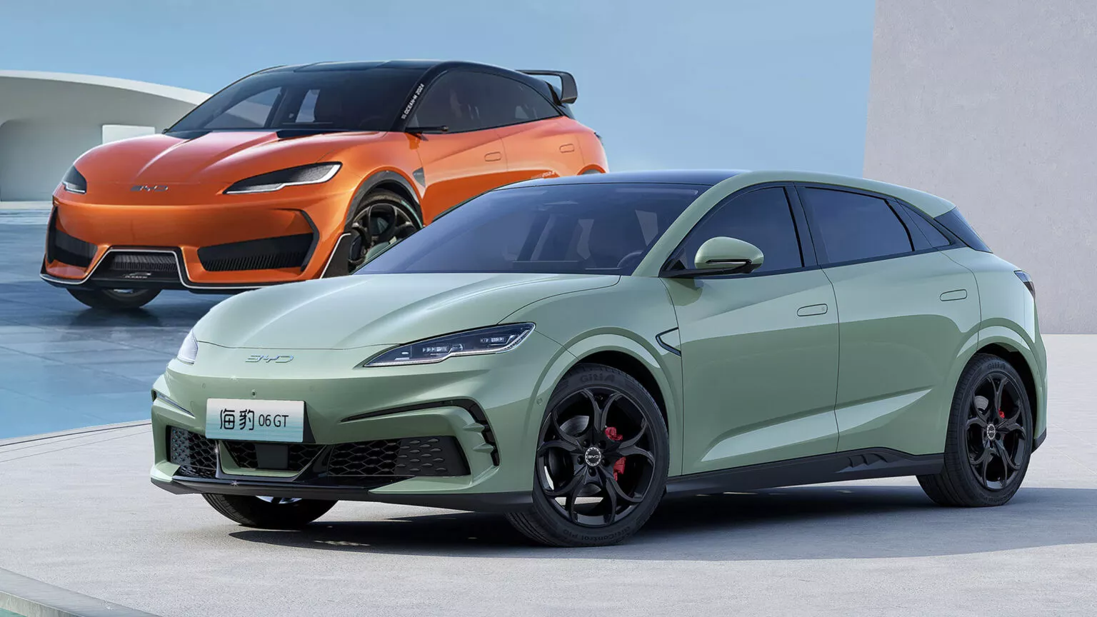 BYD Alcanza un Hito Histórico: 10 Millones de Vehículos de Nueva Energía Producidos 1 BYD Seal 06 GT 02 Concept VS Production