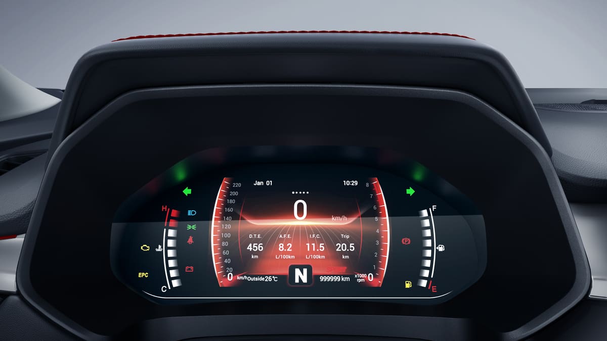 Chery Tiggo 4 MHEV Cluster