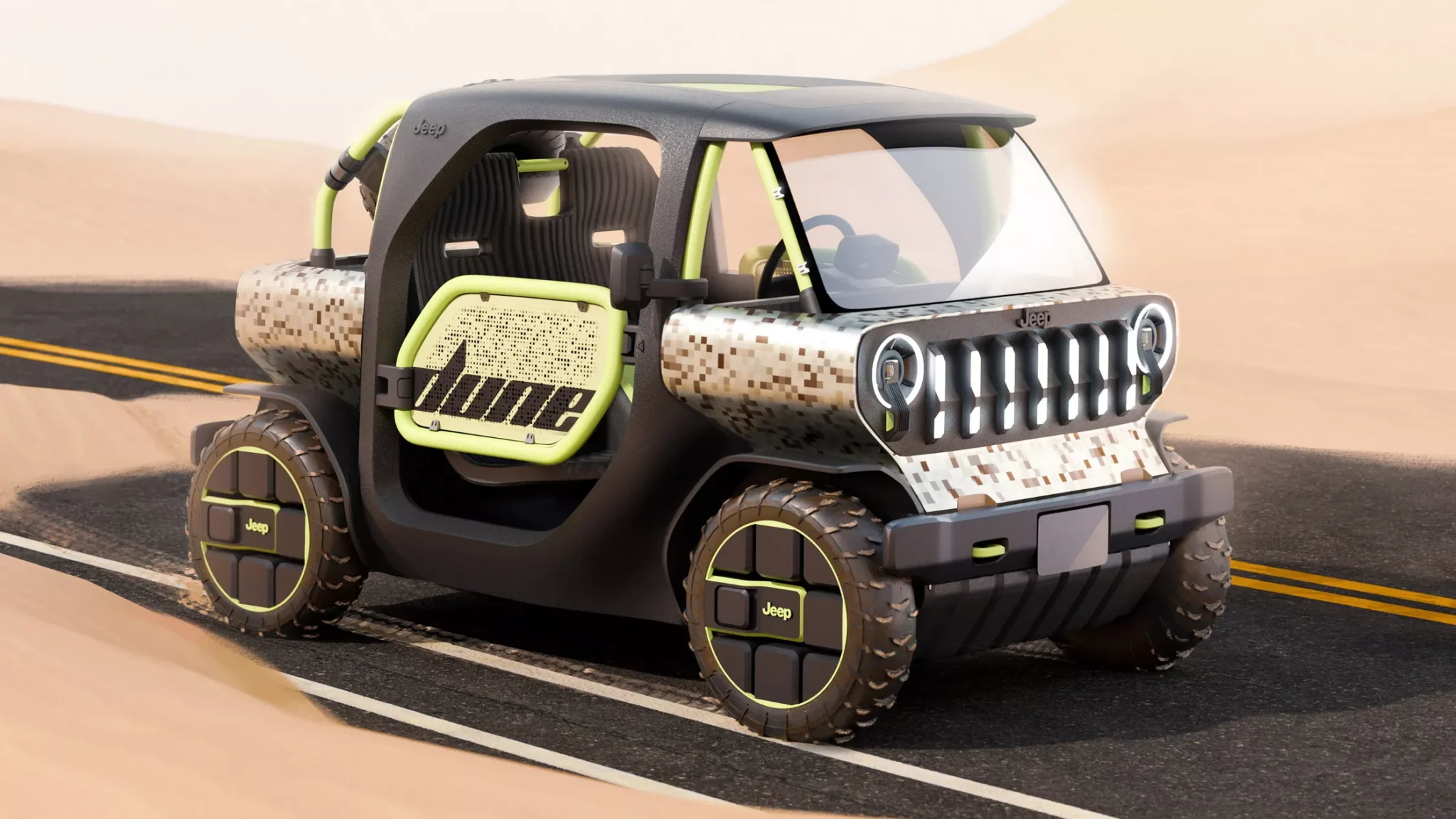 Jeep Dune Digital: El Mini Todoterreno Eléctrico Que Quiere Conquistar Tus Aceras 1 Jeep Dune