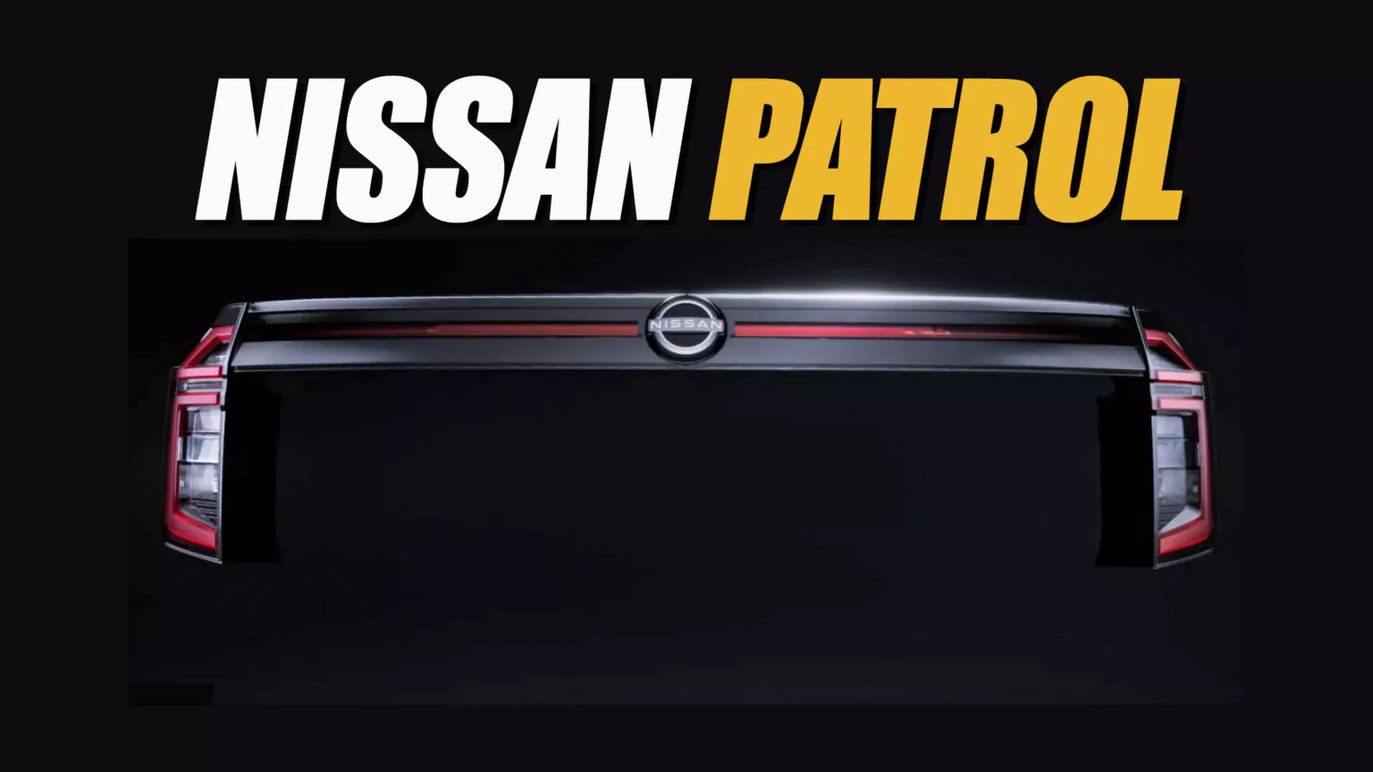 Nissan Patrol 2025: Esta Cerca Conocela Teaser Oficiales 1 Nissan Patrol 2025 Teaser 01