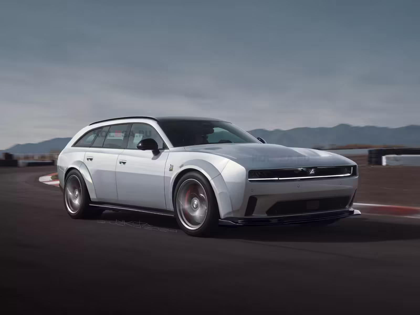 Dodge Magnum 2025: El Renacimiento de una Leyenda Automotriz 1 Dodge Magnum 2025 render