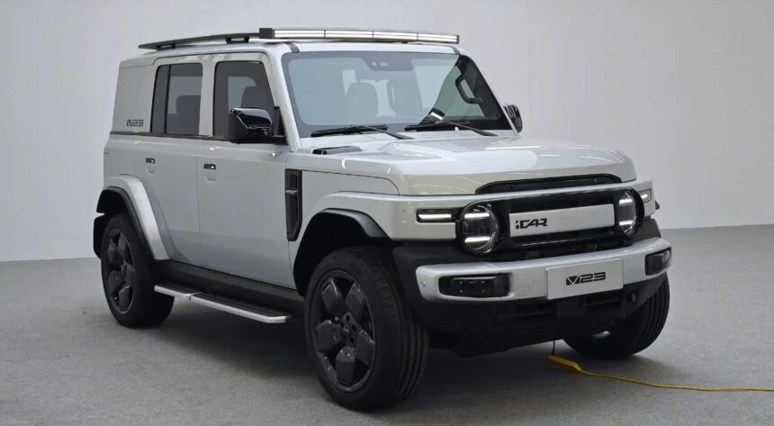 Chery iCar V23: SUV Eléctrico Listo para Dominar el Off-Road 2 Chery iCar V23 blanco