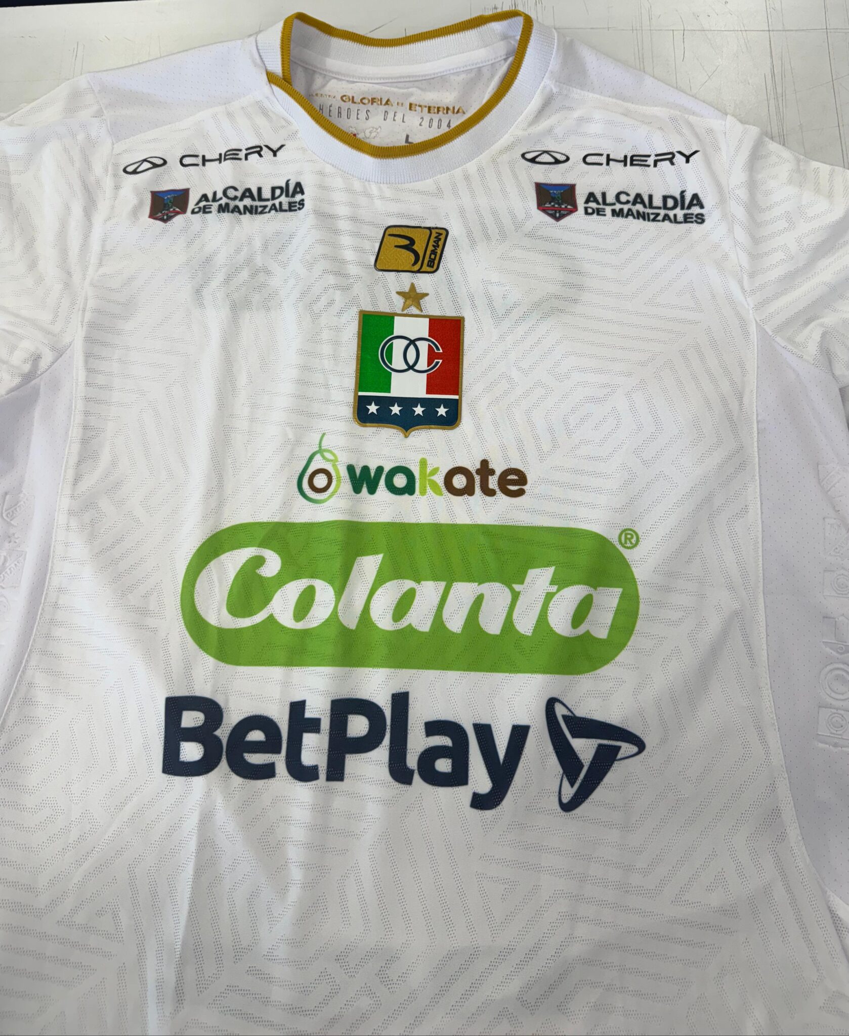 Chery Patrocinador Oficial del Once Caldas: Una Nueva Alianza Que Refleja Excelencia y Pasión 1 Chery Once Caldas Camiseta Oficial