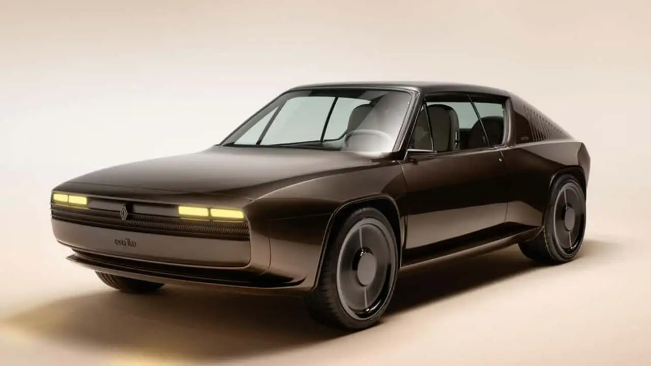 Renault R17 Eléctrico Restomod: Una Joya Retro que Nunca Veremos en Producción 1 Renault R17 Eléctrico Restomod render