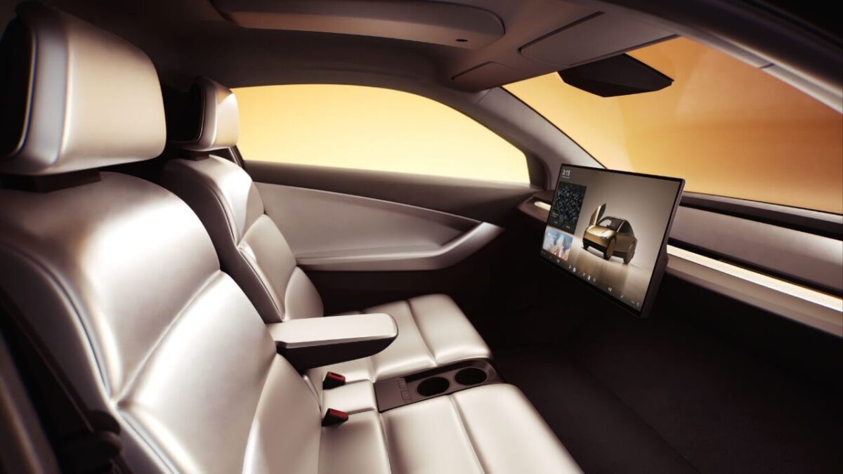 Tesla Cybercab: Autonomía, Detalles Inéditos y Todo lo que Sabemos Hasta Ahora 3 Tesla Cybercab espacio asientos