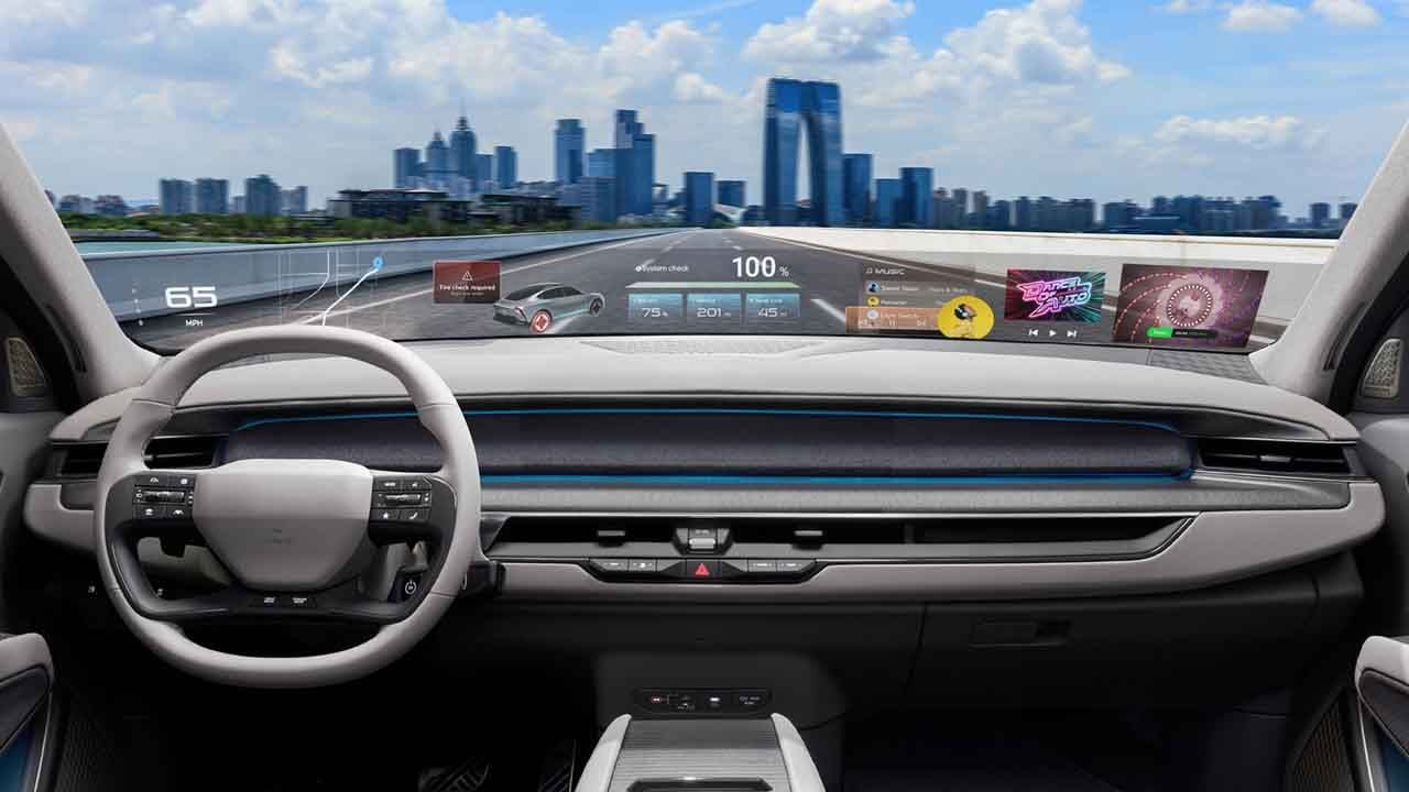 Hyundai Eliminará las pantallas: Parabrisas Holográfico para 2027 1 Hyundai Parabrisas Holográfico