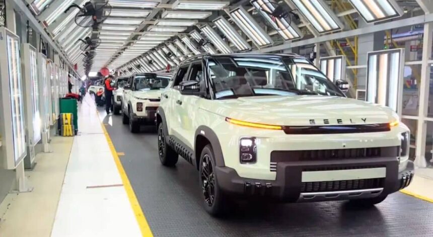 Geely Cowboy producción