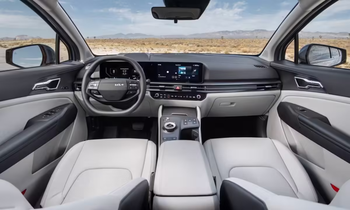 Kia Sportage 2026 llego a México: Precios y Características 3 Kia Sportage 2025 interior