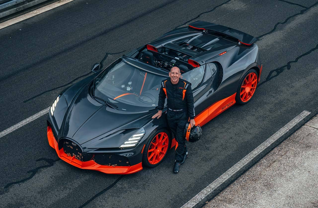 Nuevo Récord de Velocidad para el Bugatti W16 Mistral 1 Récord de Velocidad para el Bugatti W16 Mistral piloto