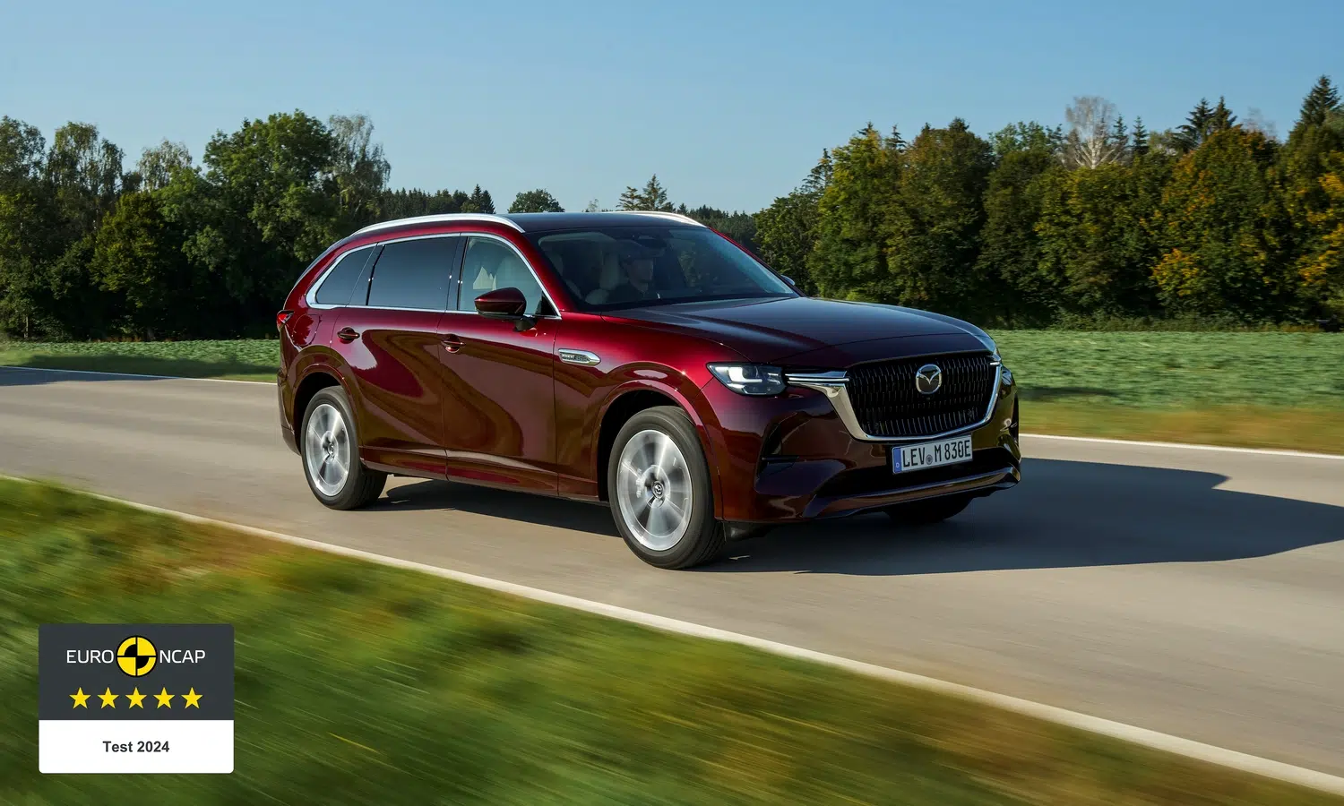 Mazda CX-80: Obtiene 5 Estrellas en Seguridad en Euro Ncap el SUV Familiar Definitivo 1 mazda-cx-80-euroncap frente